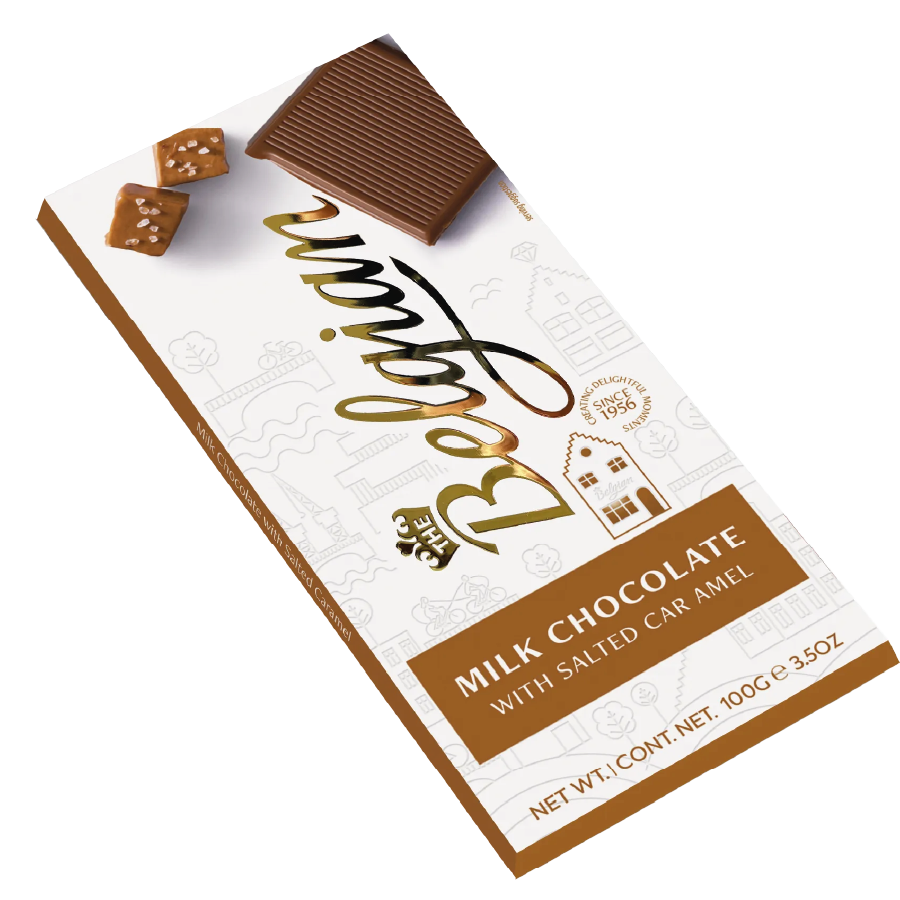 The Belgian Tablet Milk Salted Caramel 100gr